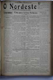 Página do jornal O Nordeste de janeiro de 1931