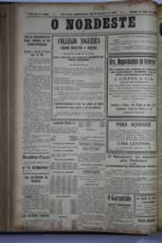 Página do jornal O Nordeste de janeiro de 1931