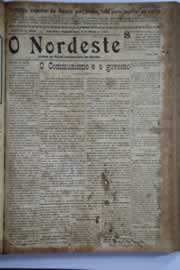 Página do jornal O Nordeste de março de 1931