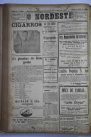 Página do jornal O Nordeste de março de 1931