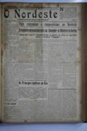Página do jornal O Nordeste de março de 1931