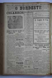 Página do jornal O Nordeste de abril de 1931