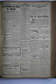 Página do jornal O Nordeste de abril de 1931