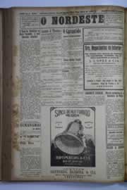 Página do jornal O Nordeste de abril de 1931