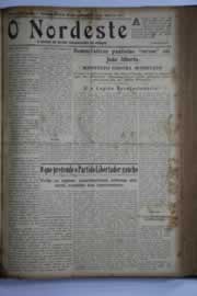 Página do jornal O Nordeste de abril de 1931