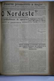 Página do jornal O Nordeste de abril de 1931