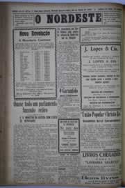 Página do jornal O Nordeste de abril de 1931
