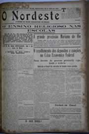 Página do jornal O Nordeste de abril de 1931