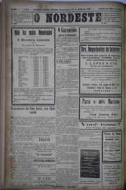 Página do jornal O Nordeste de junho de 1931