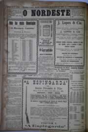 Página do jornal O Nordeste de junho de 1931