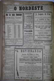 Página do jornal O Nordeste de junho de 1931