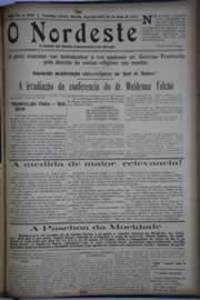 Página do jornal O Nordeste de junho de 1931