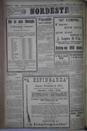 Página do jornal O Nordeste de junho de 1931