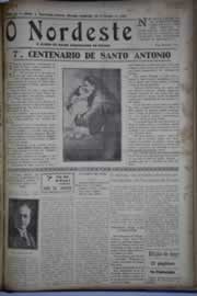 Página do jornal O Nordeste de junho de 1931