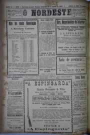 Página do jornal O Nordeste de junho de 1931