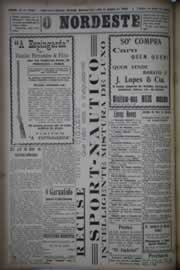 Página do jornal O Nordeste de junho de 1931