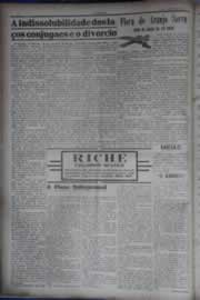 Página do jornal O Nordeste de julho de 1931