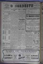 Página do jornal O Nordeste de julho de 1931