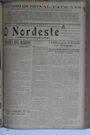 Página do jornal O Nordeste de agosto de 1931