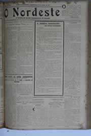 Página do jornal O Nordeste de agosto de 1931