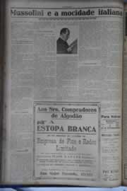 Página do jornal O Nordeste de agosto de 1931