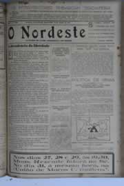 Página do jornal O Nordeste de agosto de 1931