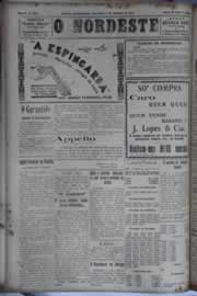 Página do jornal O Nordeste de setembro de 1931