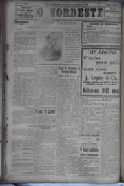 Página do jornal O Nordeste de setembro de 1931