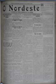 Página do jornal O Nordeste de setembro de 1931