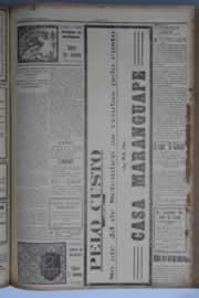 Página do jornal O Nordeste de setembro de 1931