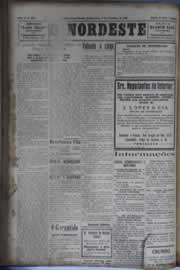 Página do jornal O Nordeste de setembro de 1931