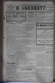 Página do jornal O Nordeste de setembro de 1931