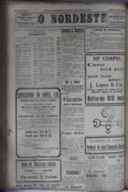 Página do jornal O Nordeste de outubro de 1931