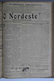 Página do jornal O Nordeste de outubro de 1931