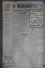 Página do jornal O Nordeste de outubro de 1931