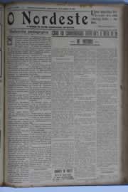 Página do jornal O Nordeste de outubro de 1931