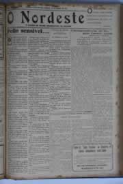 Página do jornal O Nordeste de outubro de 1931
