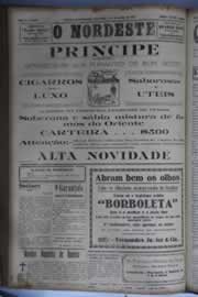 Página do jornal O Nordeste de novembro de 1931