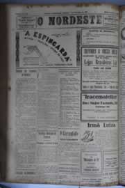 Página do jornal O Nordeste de novembro de 1931