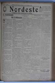 Página do jornal O Nordeste de novembro de 1931