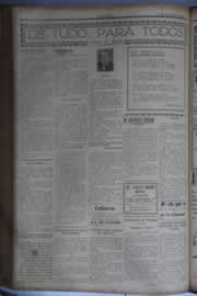 Página do jornal O Nordeste de novembro de 1931