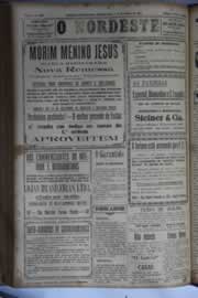 Página do jornal O Nordeste de dezembro de 1931