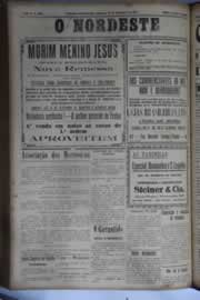 Página do jornal O Nordeste de dezembro de 1931