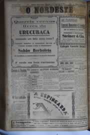 Página do jornal O Nordeste de dezembro de 1931