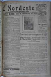 Página do jornal O Nordeste de março de 1932