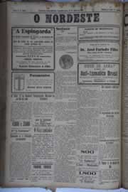 Página do jornal O Nordeste de abril de 1932