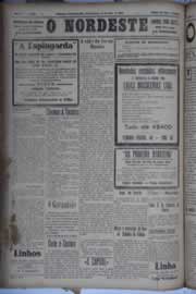 Página do jornal O Nordeste de maio de 1932