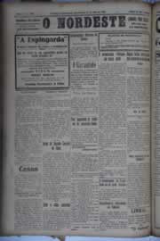 Página do jornal O Nordeste de maio de 1932