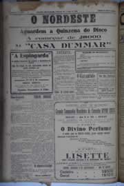 Página do jornal O Nordeste de maio de 1932