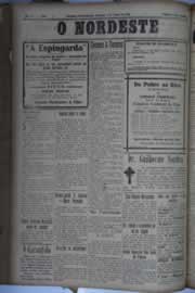 Página do jornal O Nordeste de junho de 1932